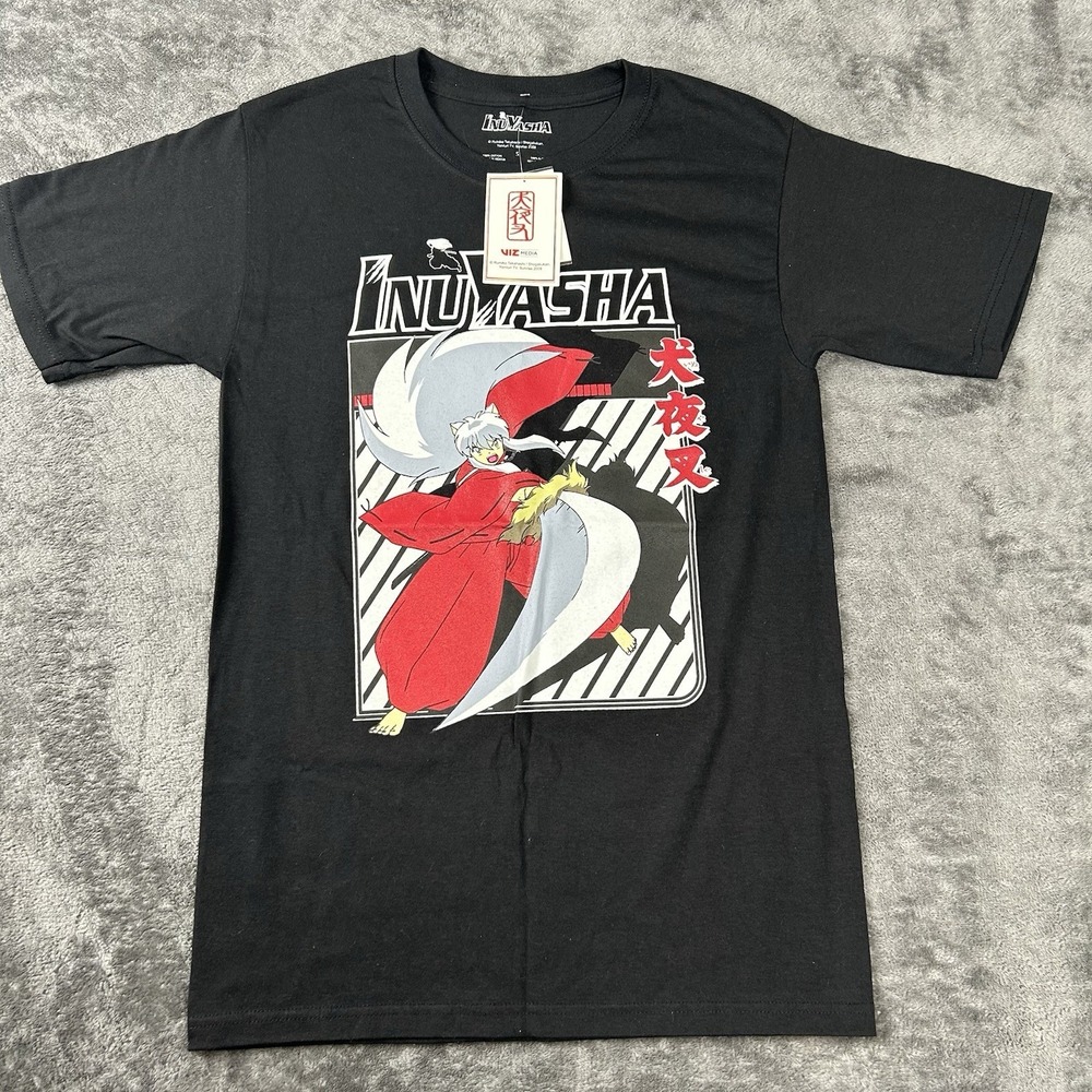 Inuyasha Unisex Graphic Anime T-Shirt 2009 Rumiko Takahashi Size S